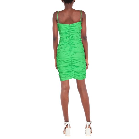 HAVEONE Elegant Italian Cotton Pencil Dress, Sz Small, in Green Color - Picture 3 of 4